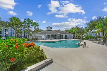 Swimming pool with sun deck
